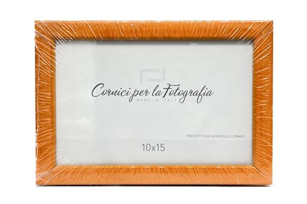 Cornice da tavolo arancio 10x15cm