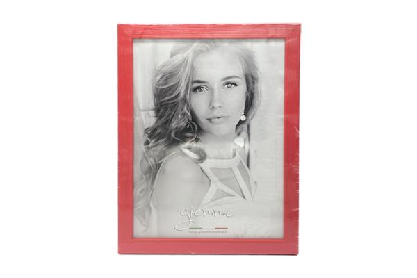 Cornice rossa legno 13x18cm