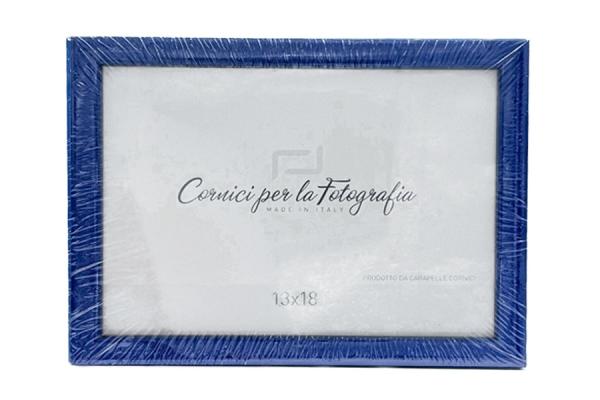 Cornice da tavolo blu 13x18cm